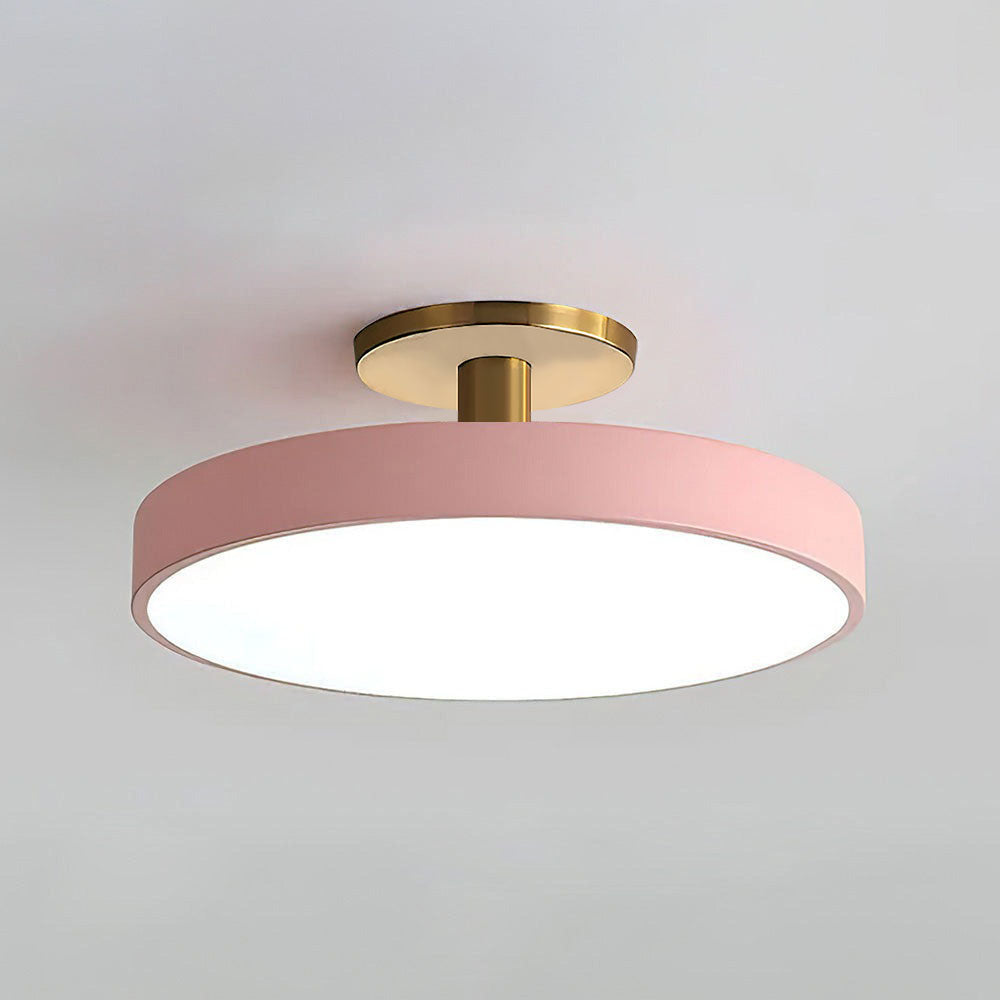 Round LED Ceiling Lamp in Minimalist Design