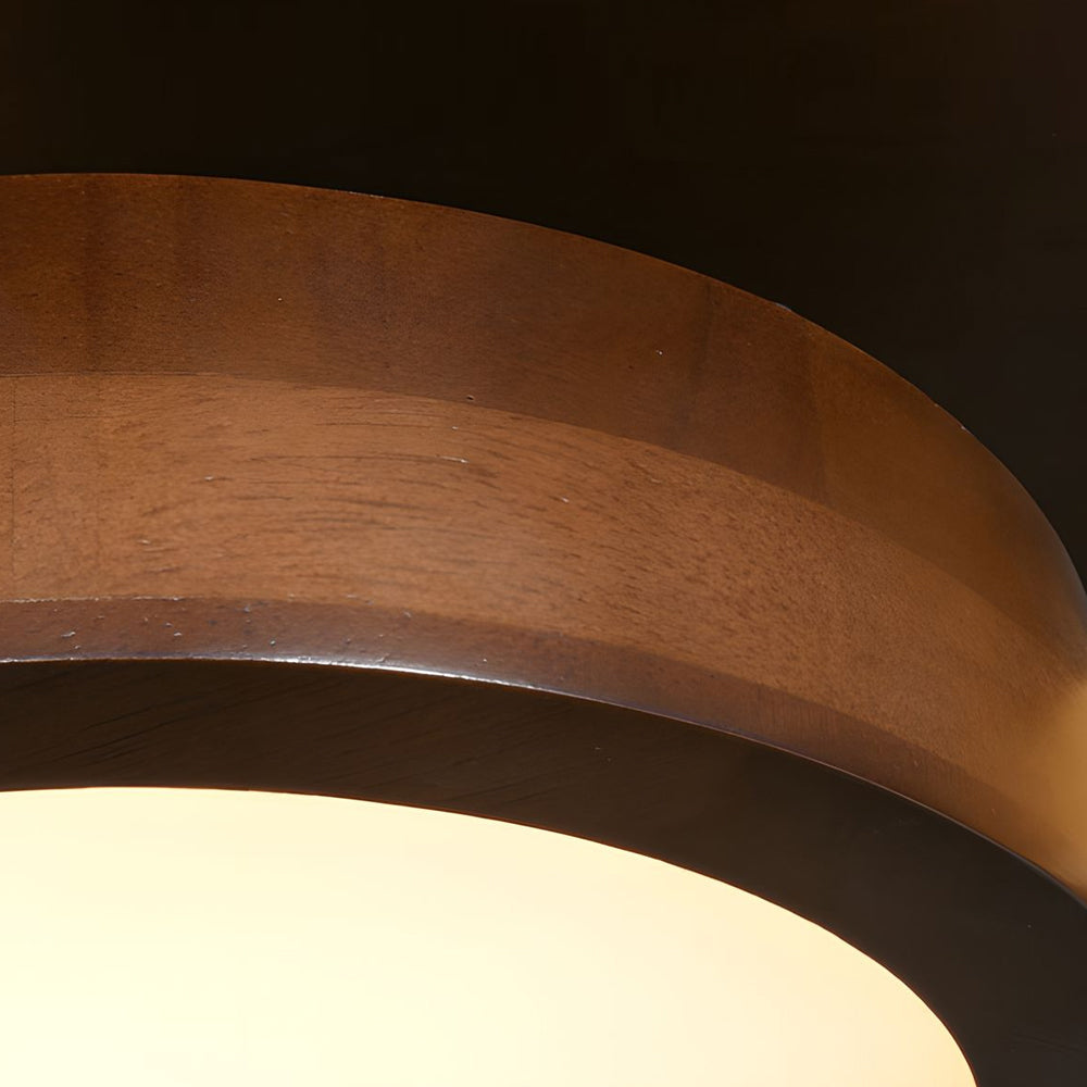 Wood Frame LED Ceiling Light