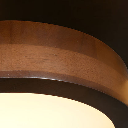 Wood Frame LED Ceiling Light