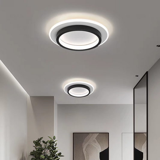 Round Metal & Acrylic Ceiling Light