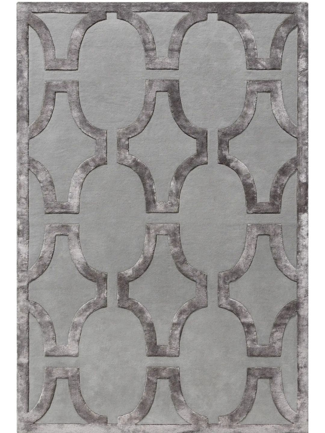 Cream wool rug living room design