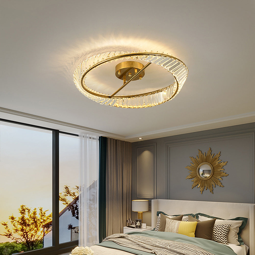 Crystal Glow Ceiling Light