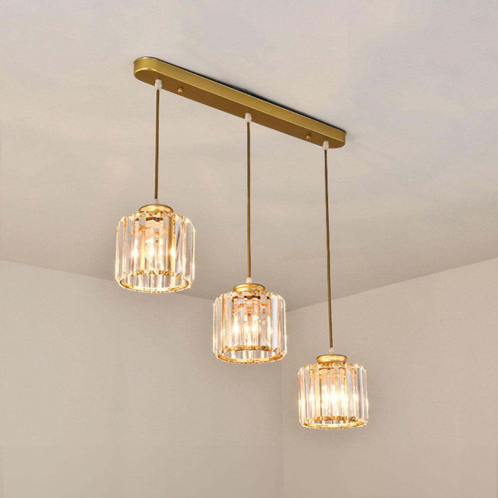 Multi-Light Crystal Island Pendant