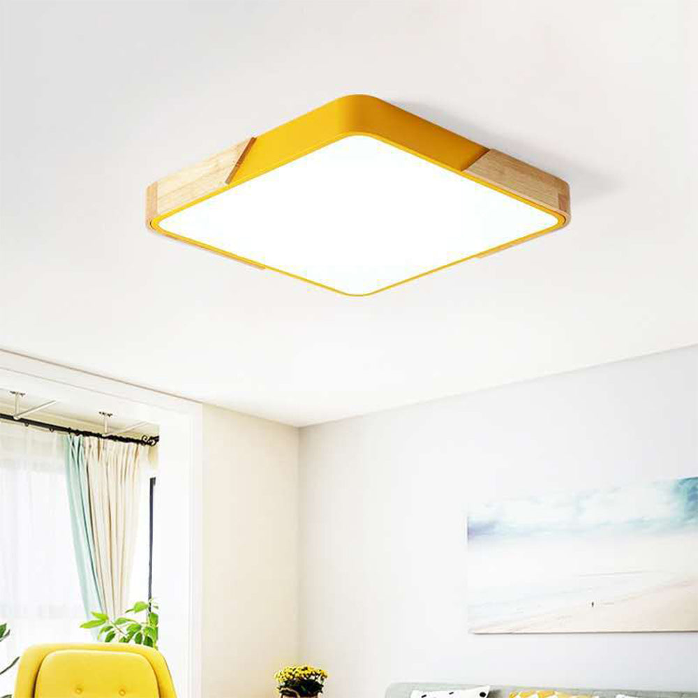 Colorful Square LED Ceiling Light