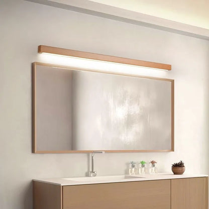 Modern Wooden Linear Wall Light
