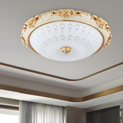 Flush Dome Ceiling Light