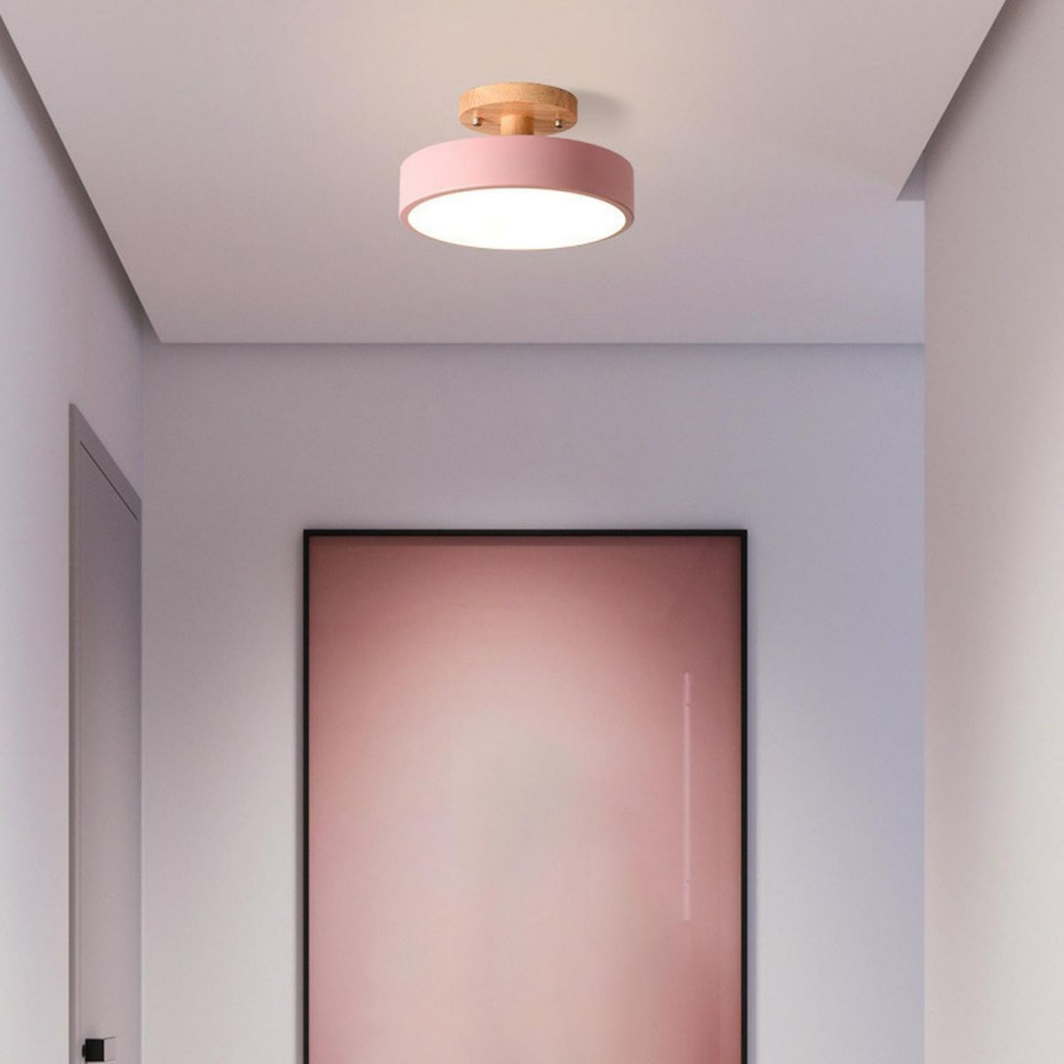 Round Iron LED Ceiling Light
