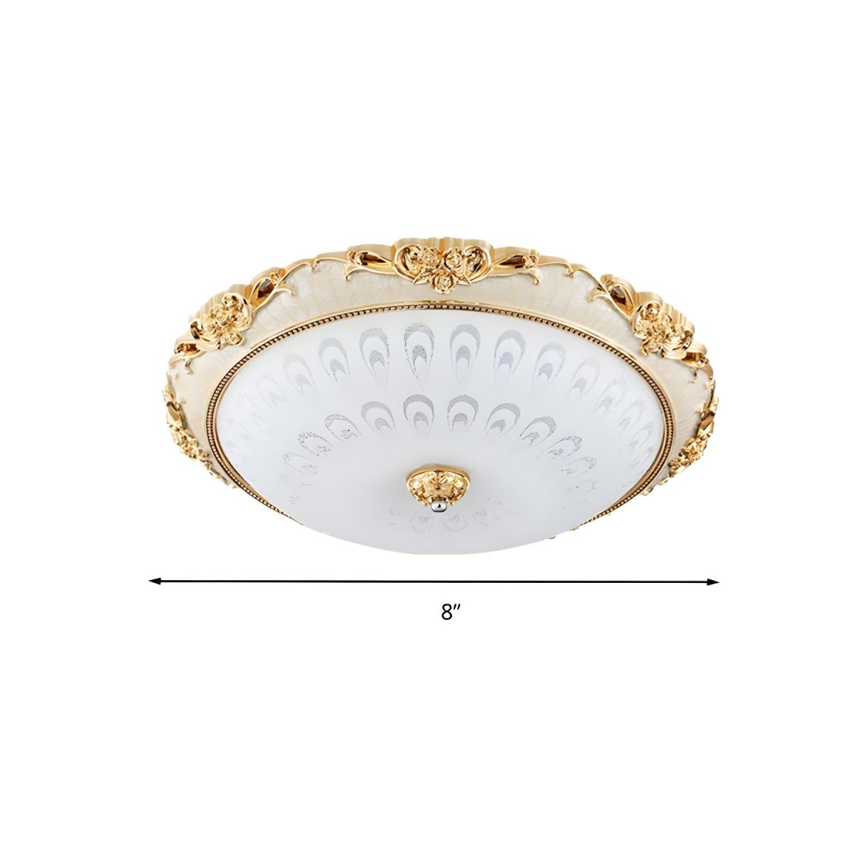 Flush Dome Ceiling Light