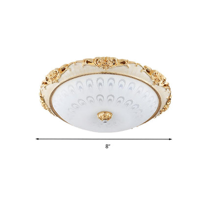 Flush Dome Ceiling Light