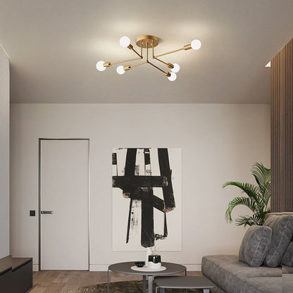 Gold Cluster Iron Ceiling Light