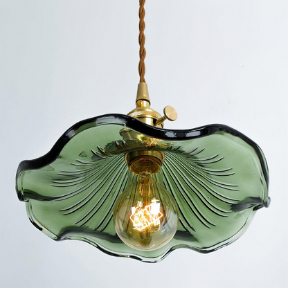 Floral Glass Pendant Lamp