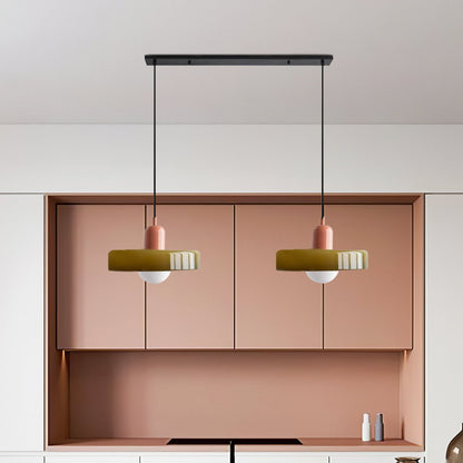 Sleek Glass Dining Lamp