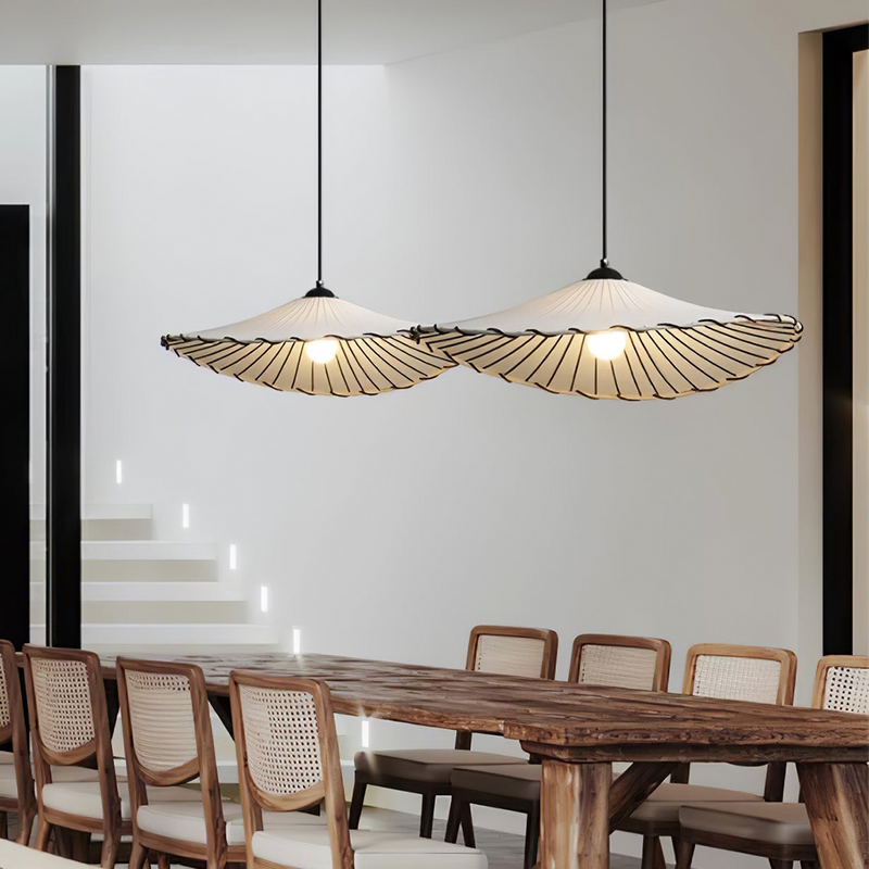 Wabi-Sabi Lotus Pendant Light