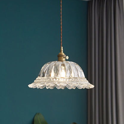 Clear Glass Hanging Lamp for Islands
