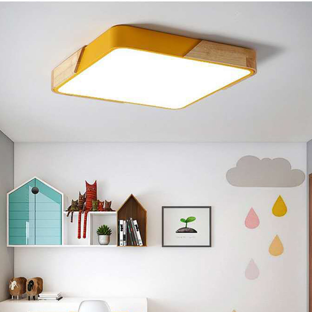 Colorful Square LED Ceiling Light