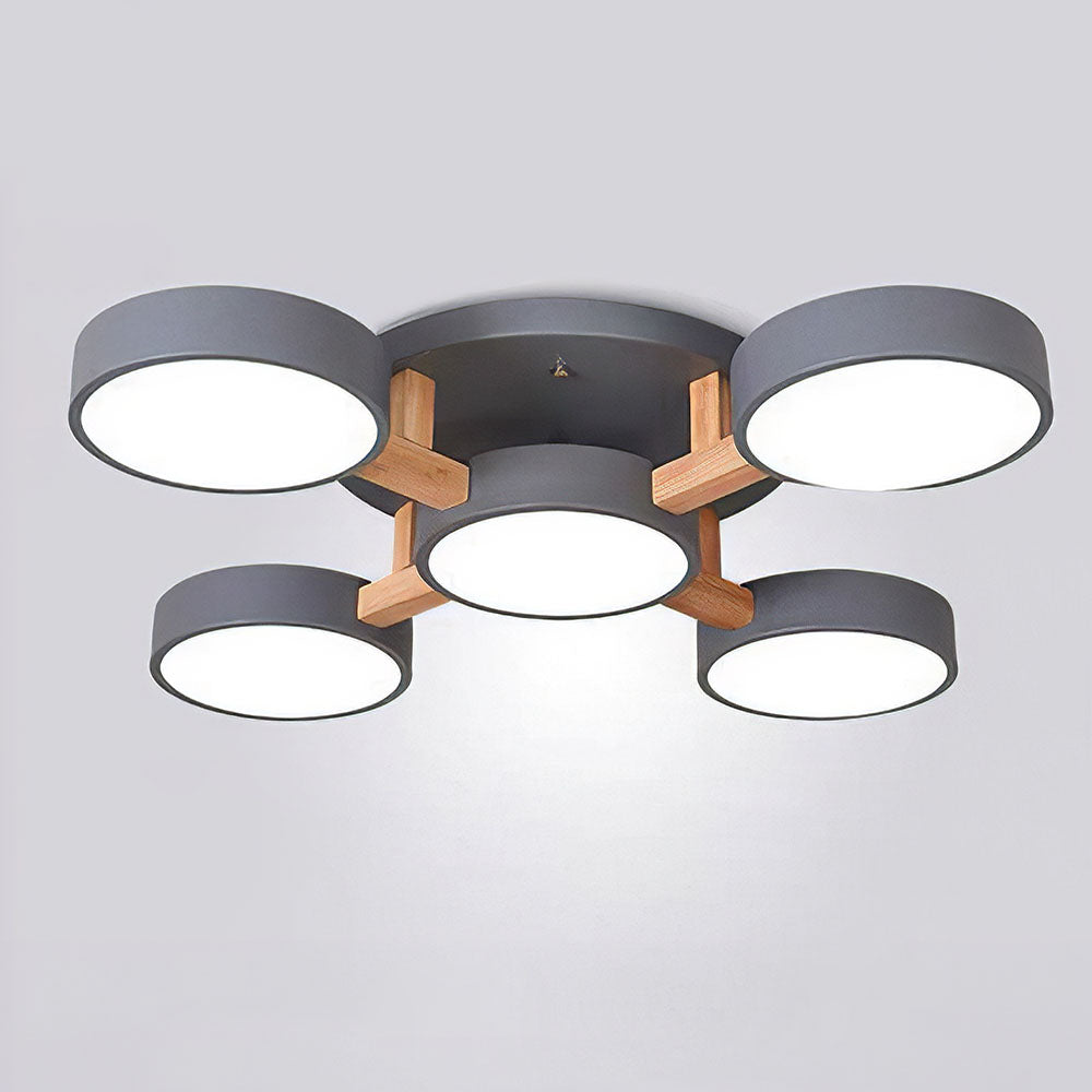 Modern Flush Bedroom Lamp