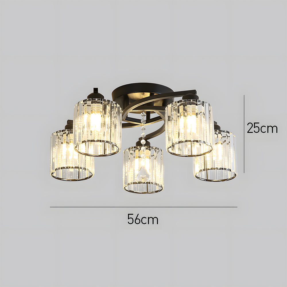 Modern Glam Ceiling Fixture