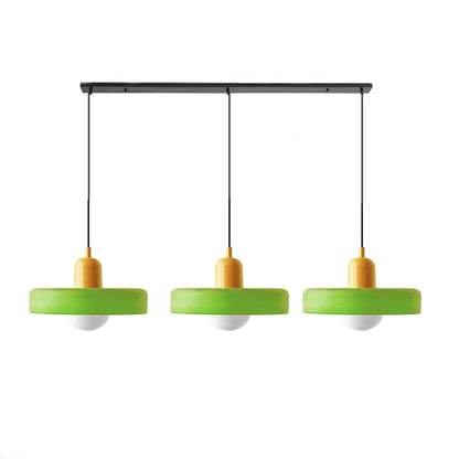 Triple Glass Pendant Light