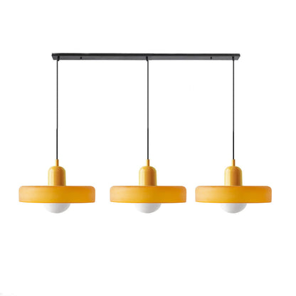 Triple Glass Pendant Light