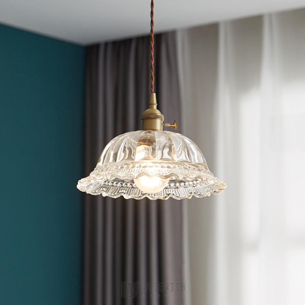 Clear Glass Hanging Lamp for Islands