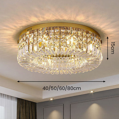 Glamorous Bedroom Flush Light