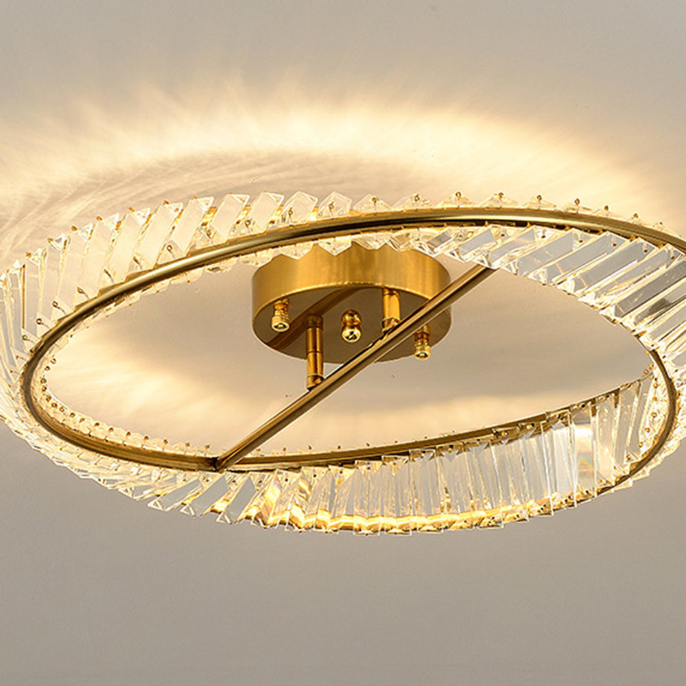 Crystal Glow Ceiling Light