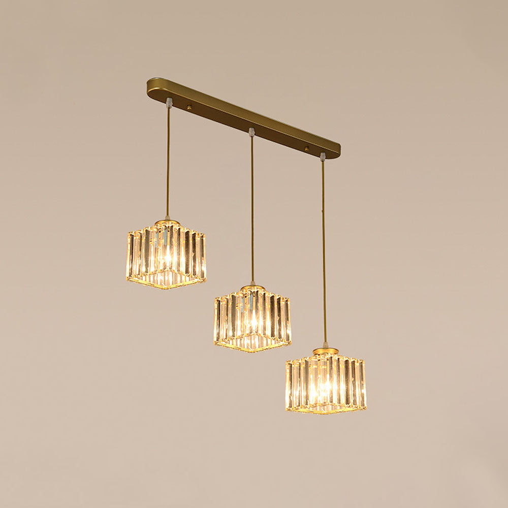 Multi-Light Crystal Island Pendant