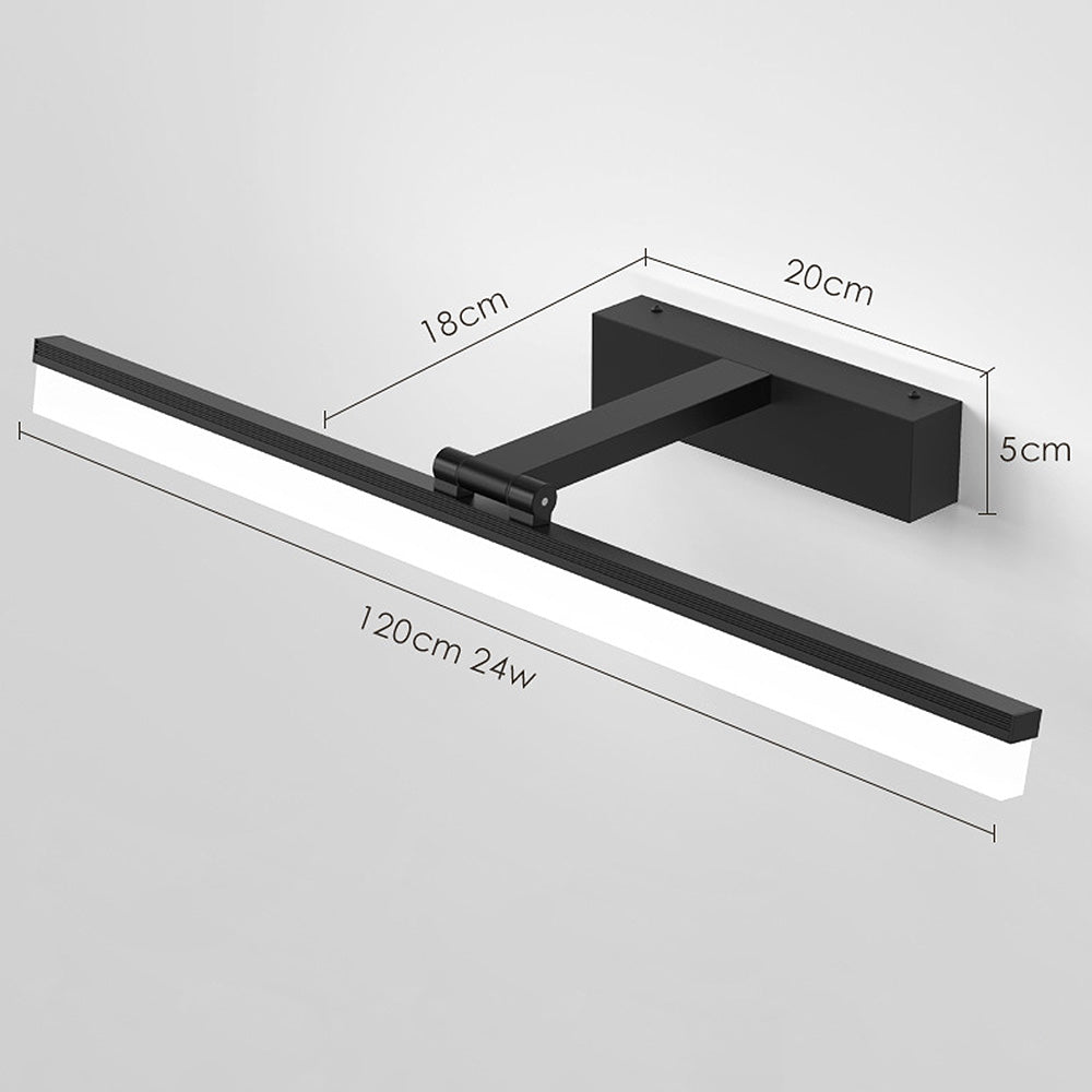 Sleek Black Mirror Light