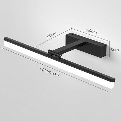 Sleek Black Mirror Light