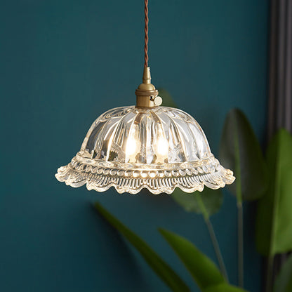 Clear Glass Hanging Lamp for Islands
