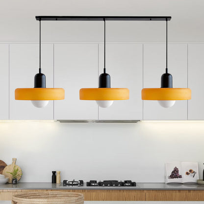 Triple Glass Pendant Light