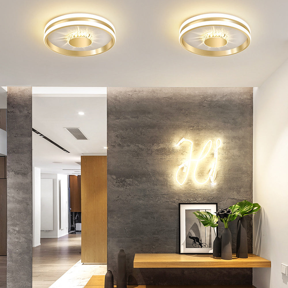 Crystal Luxe Hallway Light