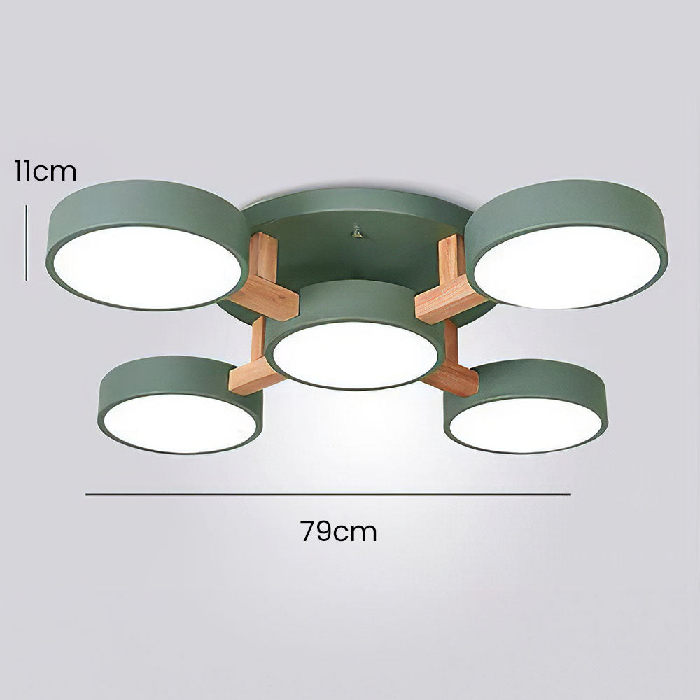 Modern Flush Bedroom Lamp