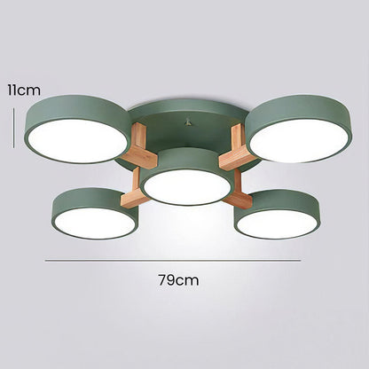 Modern Flush Bedroom Lamp