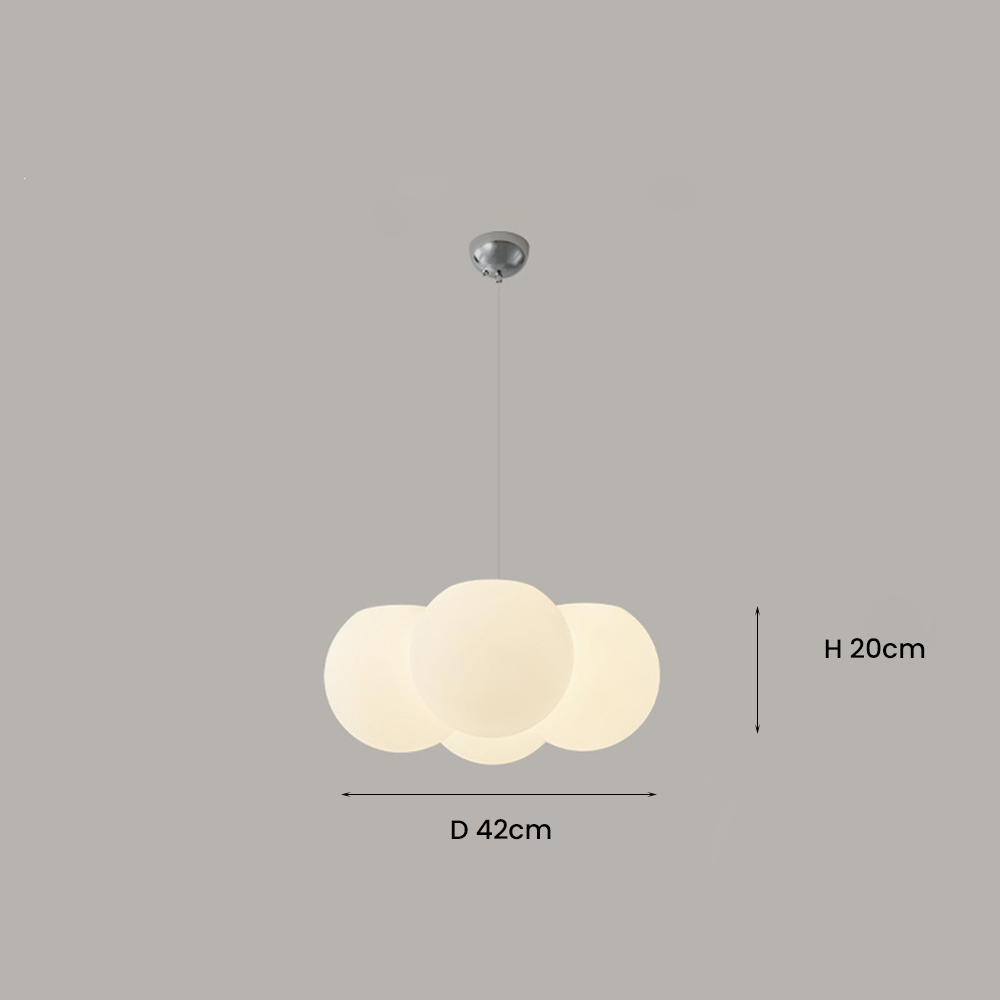 Nordic Cloud-Inspired Ceiling Light