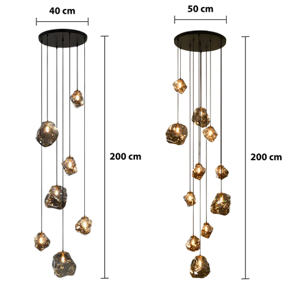 Modern LED Staircase Chandelier