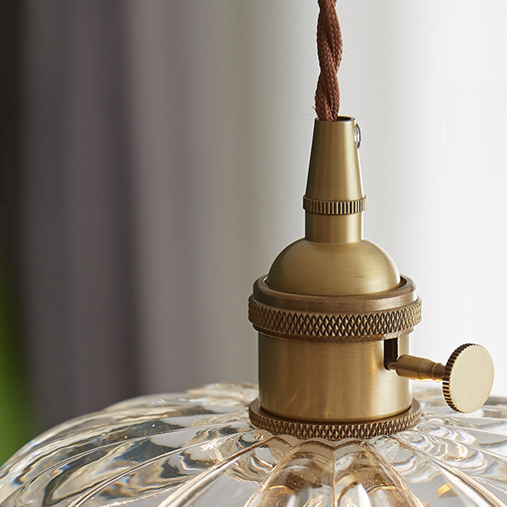 Clear Glass Hanging Lamp for Islands