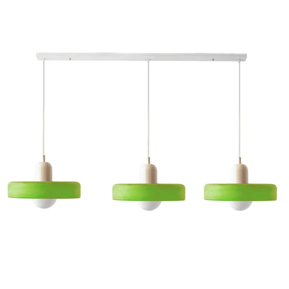 Triple Glass Pendant Light