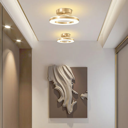 Sleek Gold Lighting Panel