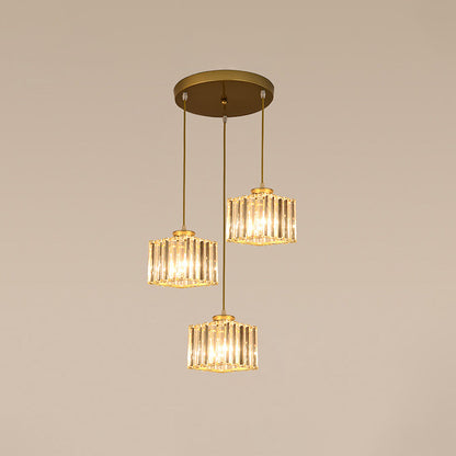 Multi-Light Crystal Island Pendant