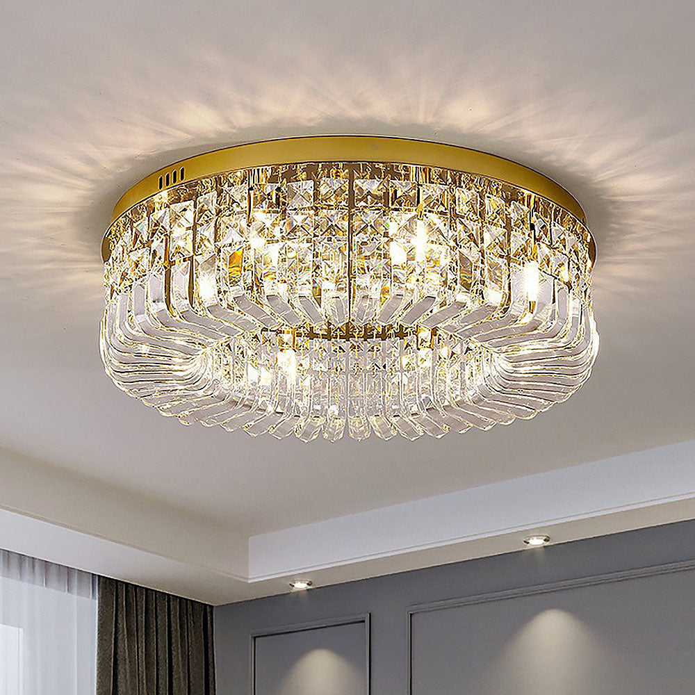 Glamorous Bedroom Flush Light