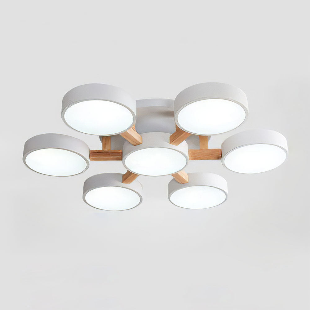 Modern Flush Bedroom Lamp