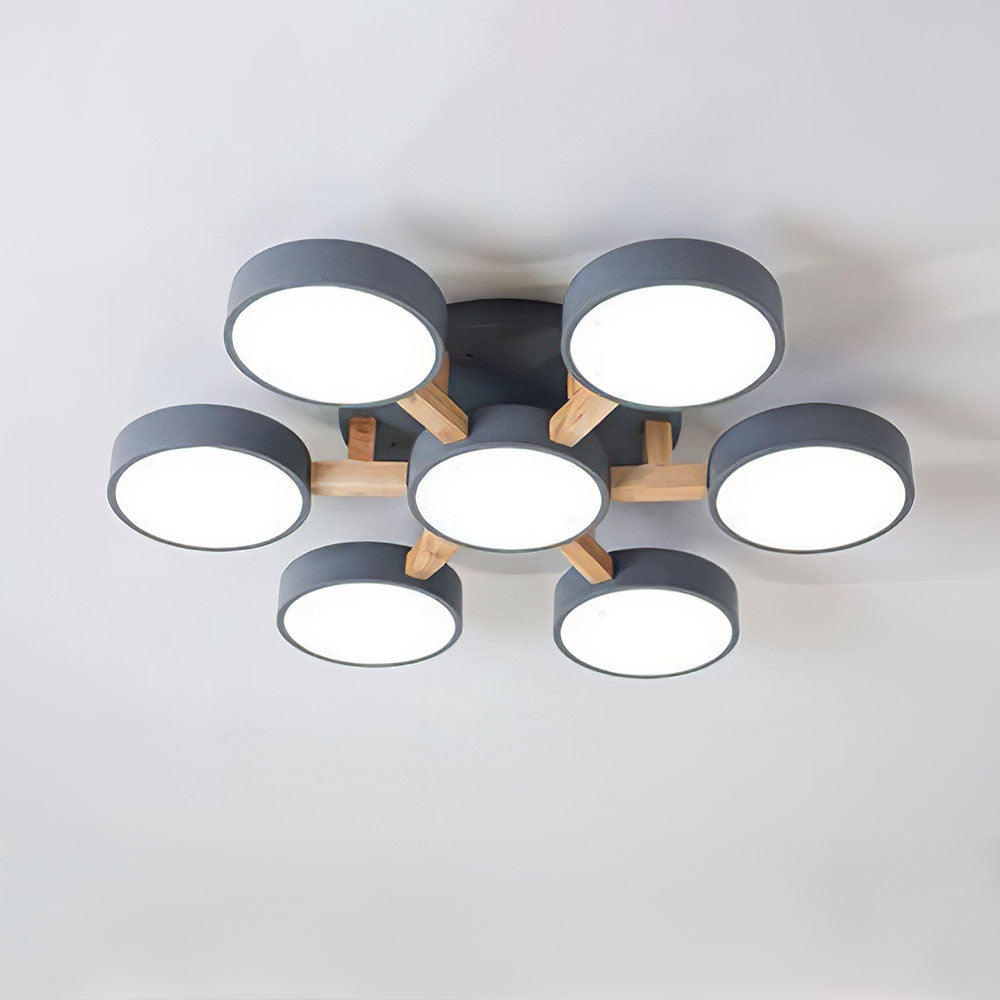 Modern Flush Bedroom Lamp
