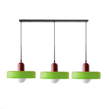 Triple Glass Pendant Light