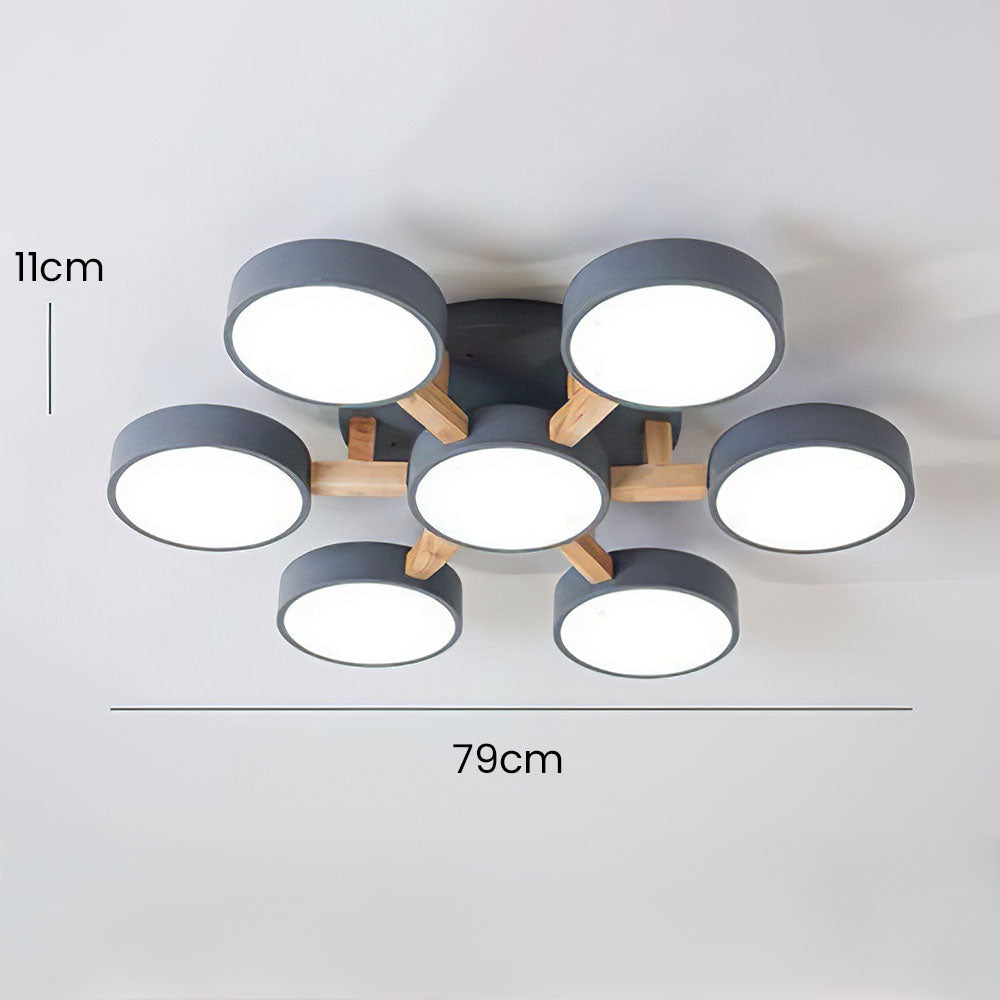 Modern Flush Bedroom Lamp