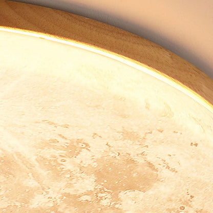 Moon-Inspired Art Deco Ceiling Light