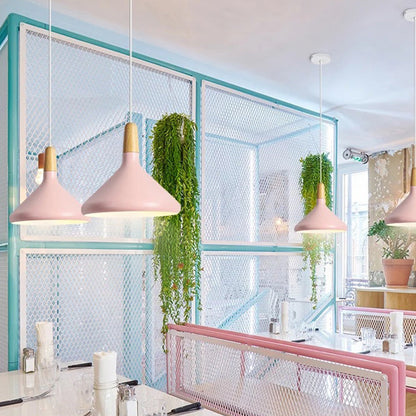 Macaron Wooden Pendant Light