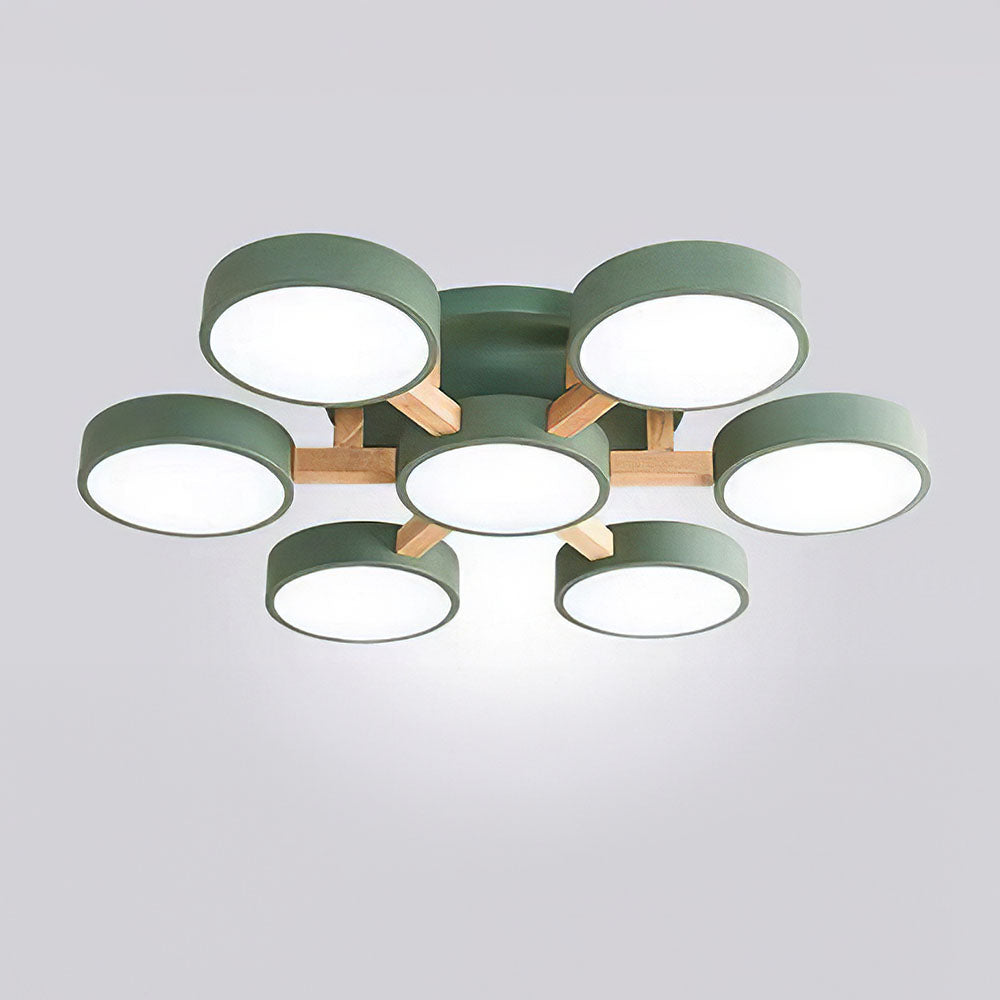 Modern Flush Bedroom Lamp