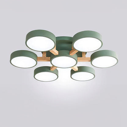 Modern Flush Bedroom Lamp