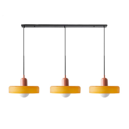 Triple Glass Pendant Light